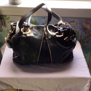 Michael Kors Black, Crossbody, Double strap Handbag